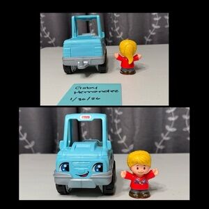 Fisher-Price Smiling Blue Truck with Figure